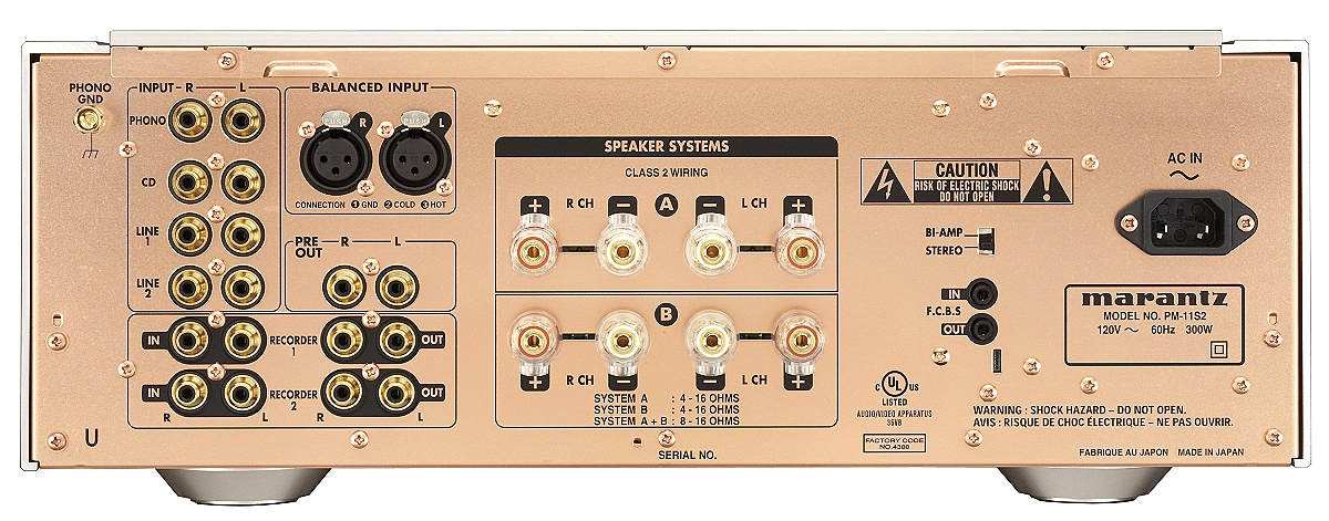 Задняя панель Marantz PM-11S2